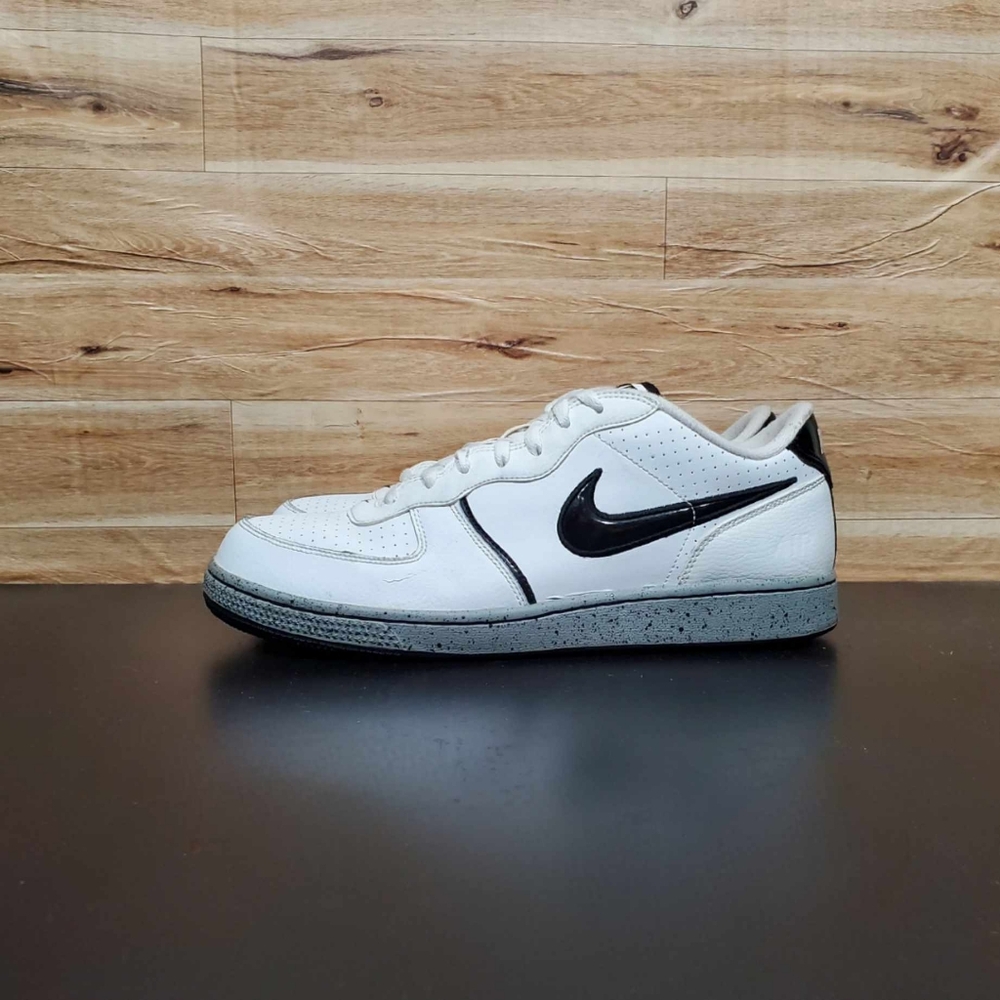 Nike Indee White Black Cement Leather Shoes Men's Size 11